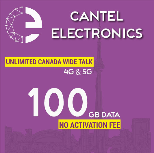 100GB - Canada-U.S.-Mexico Monthly Plan