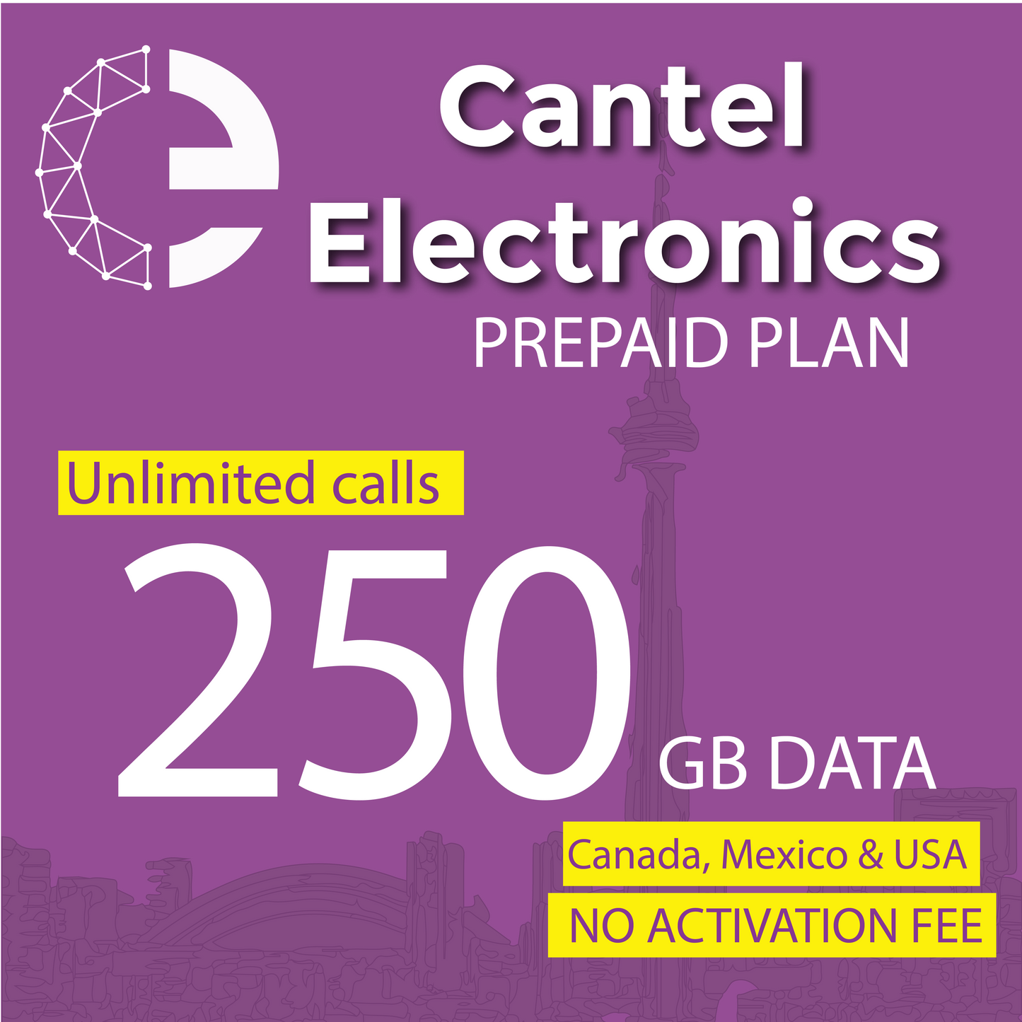 250 GB de datos + 1.er mes con 37 % de descuento