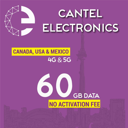 60GB - Canada-U.S.-Mexico Monthly Plan