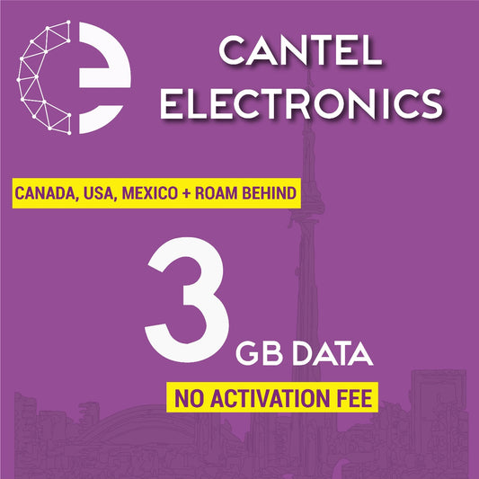 3GB - Canada-U.S.-Mexico Monthly Plan
