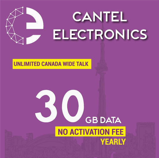 30 GB Unlimited Canada-Wide Talk - Canada Yearly Plan