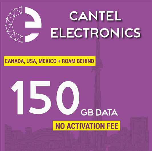 150GB - Canada-U.S.-Mexico Monthly Plan
