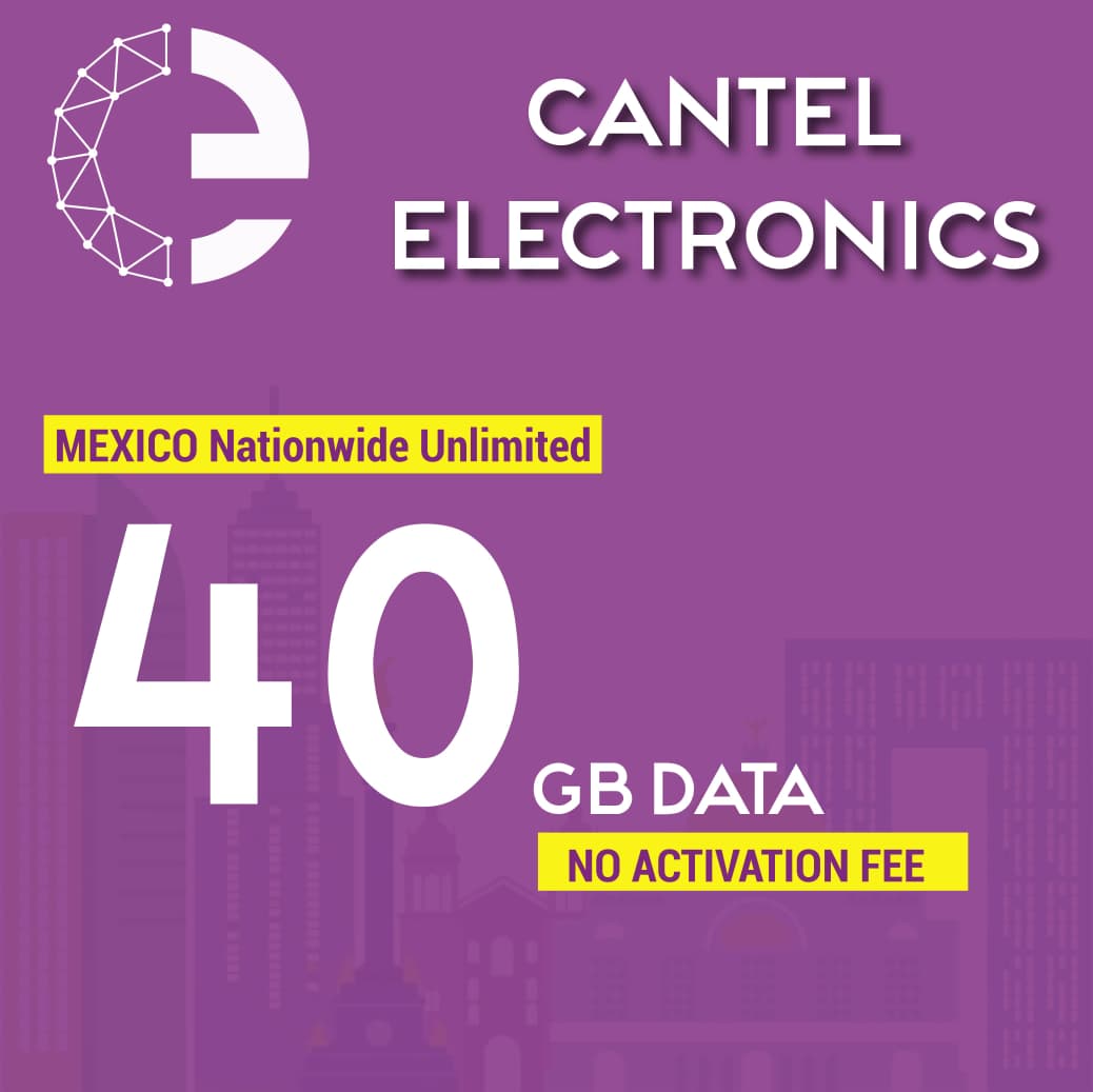 Nationwide Unlimited 40GB - Mexico Monthly Plan