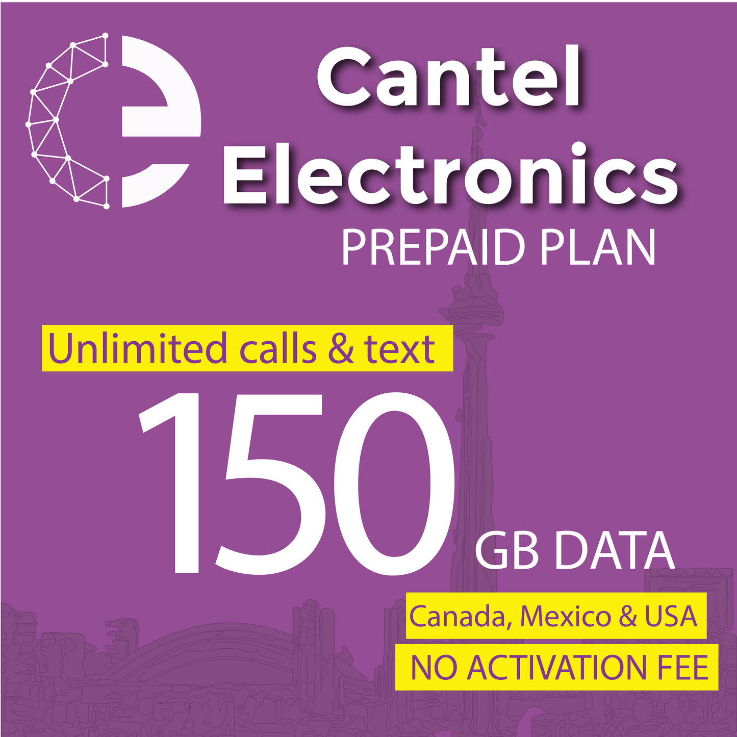 150 GB de datos + 1.er mes con 36 % de descuento