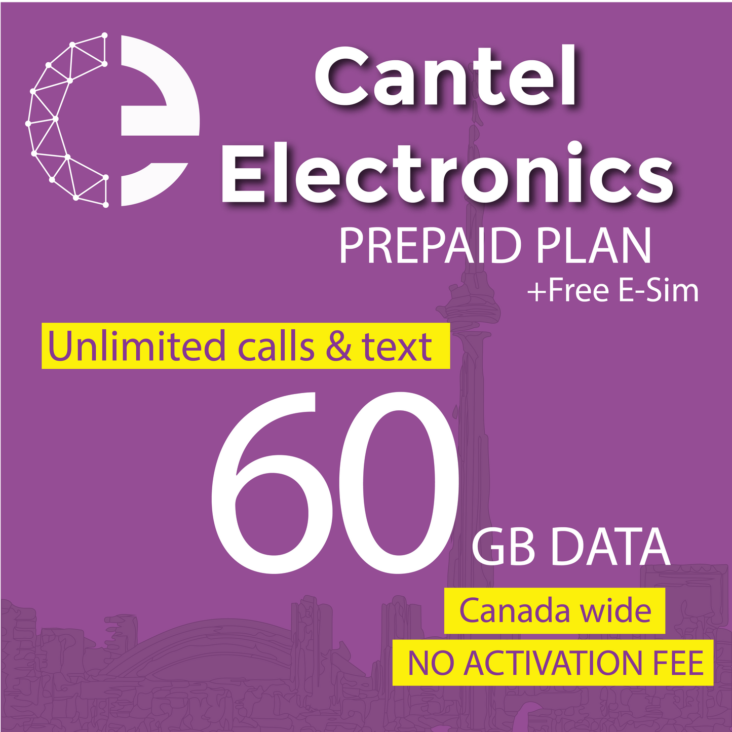 60 GB de datos + 1.er mes 25 % de descuento